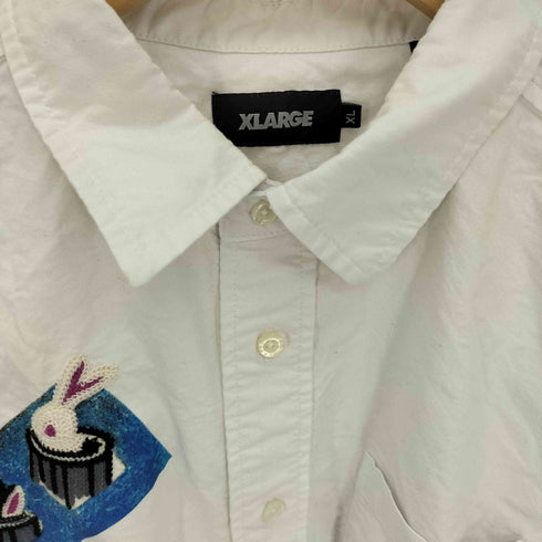 エクストララージ XLARGE 24SS VARIOUS LETTER L/S SHIRT ヴァリアスレター ロングスリーブシャツ メンズ import:XL