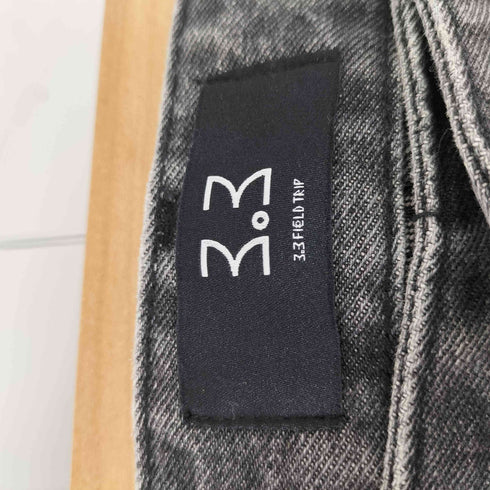 ブラックデニムパンツ メンズ M