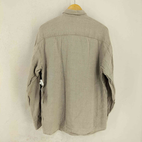 Amann MADE IN AUSTRIA 角ボタン リネンチロリアンシャツ メンズ 41
