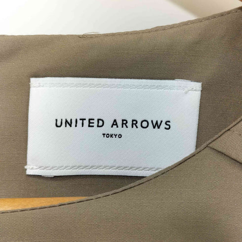 ユナイテッドアローズ UNITED ARROWS P/C ショルダータック ブラウス W MOCA レディース