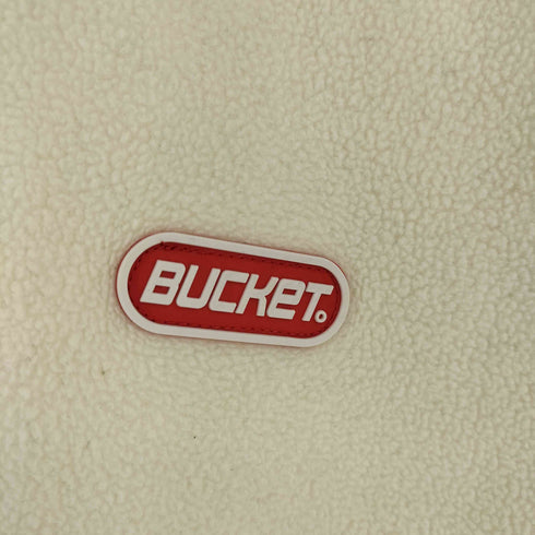 BUCKET+ 袖ロゴ ハーフジップフリースジャケット メンズ import:M