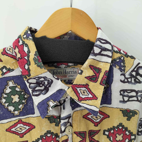 JOHN HARRIS 総柄 S/S シャツ メンズ import:XXL