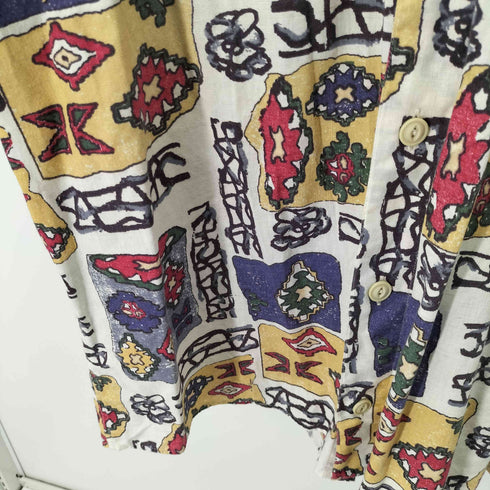 JOHN HARRIS 総柄 S/S シャツ メンズ import:XXL