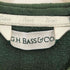 ジーエイチバス G.H.BASS メタルボタン 片ポケ バンドカラーハーフボタン鹿の子プルオーバー メンズ import:XL