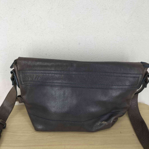 MADE IN ITALY レザーショルダーバッグ メンズ