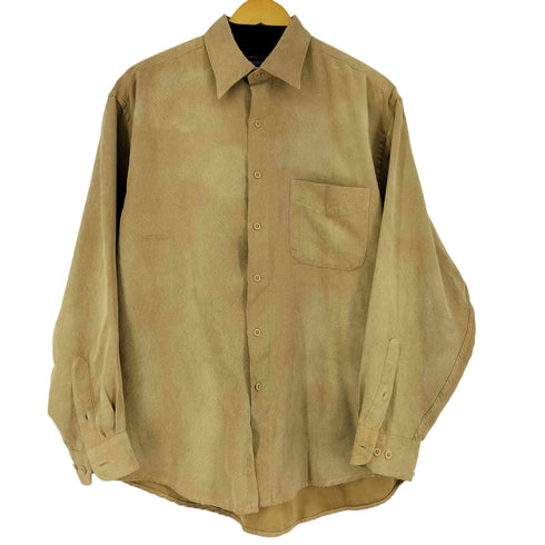 ヴァンヒューゼン VAN HEUSEN 90s soft suede l/sシャツ メンズ JPN:M