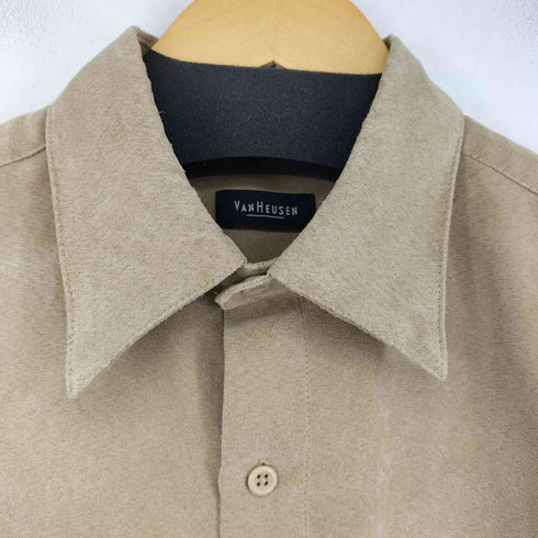 ヴァンヒューゼン VAN HEUSEN 90s soft suede l/sシャツ メンズ JPN:M