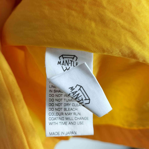 MAN-TLE Nylon Snap Hood Jacket Canopy シワ加工 ナイロンマウンテンパーカー メンズ JPN:S