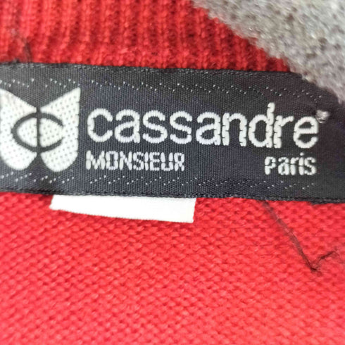 CASSANDRE カシミヤシルク混 ウールニット メンズ JPN:M