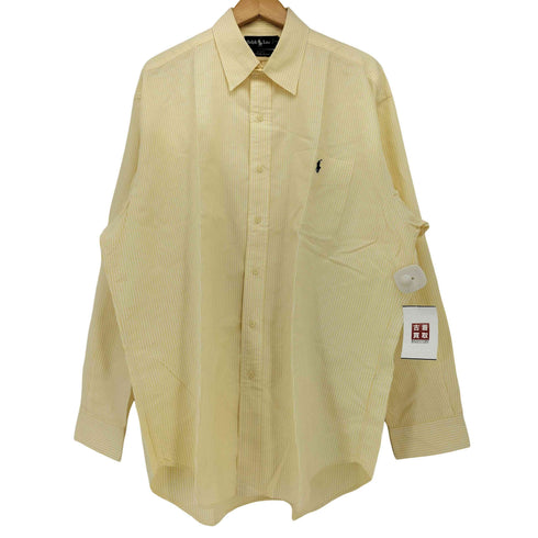 ラルフローレン RALPH LAUREN 90S BLAKE ストライプ L/S ボタンダウン シャツ メンズ import:L