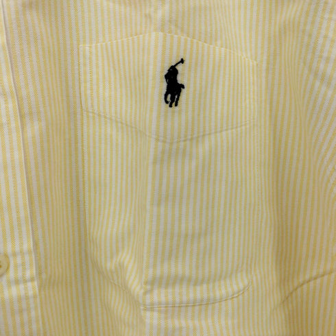 ラルフローレン RALPH LAUREN 90S BLAKE ストライプ L/S ボタンダウン シャツ メンズ import:L
