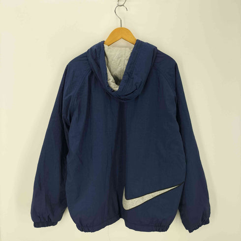 ナイキ NIKE 銀タグ 裏地キルティング ナイロンフーデッドジャケット メンズ JPN:M