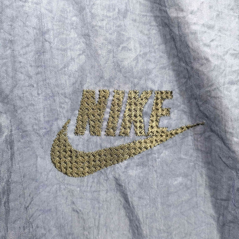 ナイキ NIKE 銀タグ 裏地キルティング ナイロンフーデッドジャケット メンズ JPN:M