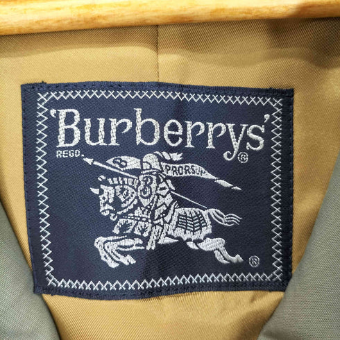 バーバリーズ BURBERRYS 玉虫 ライナー付き 裏地チェックステンカラーコート メンズ
