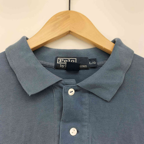ポロバイラルフローレン Polo by RALPH LAUREN ポニー 鹿の子 L/S ポロシャツ メンズ import:L