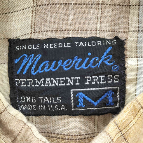 MARVERICK USA製 ウエスタンシャツ メンズ JPN:M