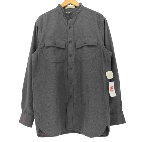 エルエルビーン L.L.Bean TRADITIONAL FIT CHAMOIS CLOTH SHIRT スタンドカラー シャモア クロス シャツ メンズ import:S