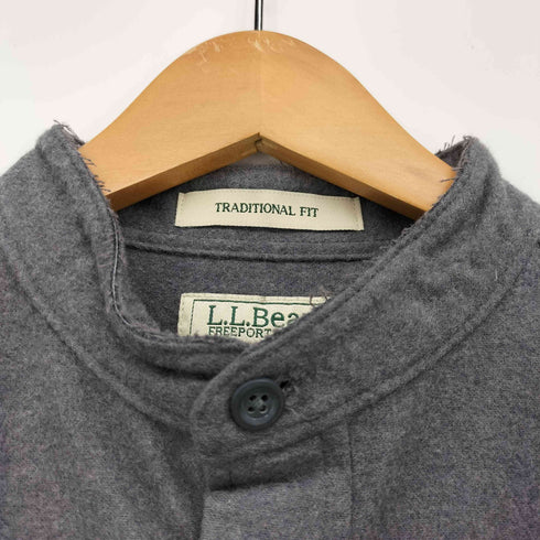 エルエルビーン L.L.Bean TRADITIONAL FIT CHAMOIS CLOTH SHIRT スタンドカラー シャモア クロス シャツ メンズ import:S