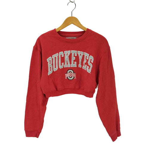 OHIO STATE ショート丈カレッジロゴスウェット レディース JPN:M