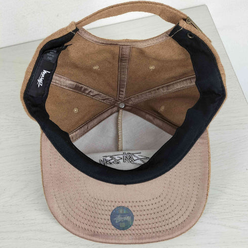 ステューシー Stussy ウール混 ショーンロゴ 6パネルキャップ フェルト メランジ メンズ
