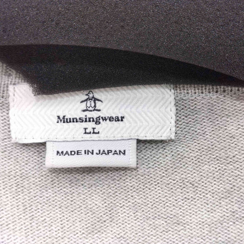 マンシングウェア Munsingwear ワッペン クルーネック L/Sニット メンズ LL