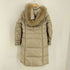 サロット SALOTTO MADE IN JAPAN パイピングデザイン ファーフーディダウンコート ウエストベルト付き レディース JPN:38
