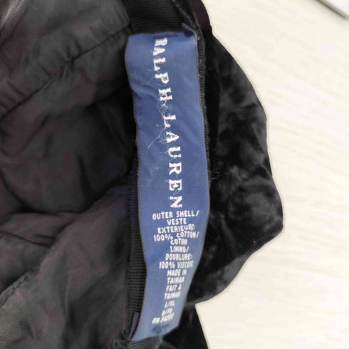 ラルフローレン RALPH LAUREN ベロアキャスケット レディース