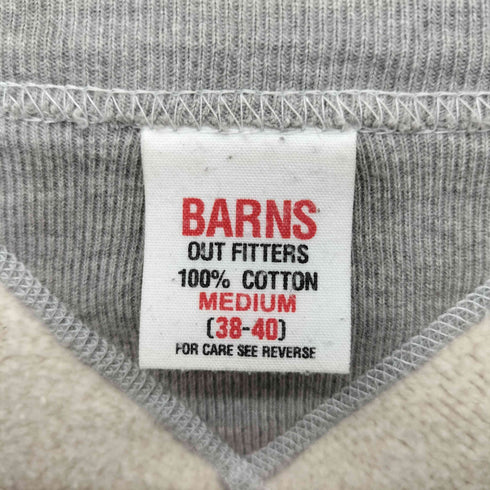 バーンズ Barns COLUMBUS クルーネックスウェット メンズ JPN:M