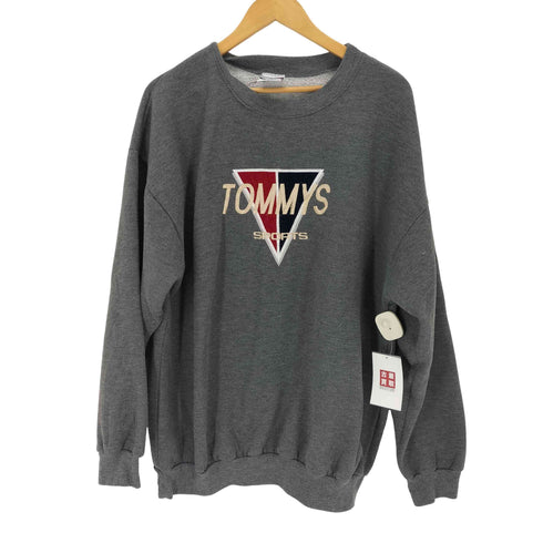 トミーヒルフィガー TOMMY HILFIGER フロント刺繍 クルーネックスウェット メンズ