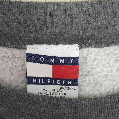 トミーヒルフィガー TOMMY HILFIGER フロント刺繍 クルーネックスウェット メンズ
