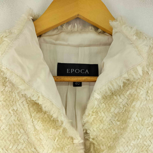 エポカ Epoca ツイード2Bジャケット レディース 40