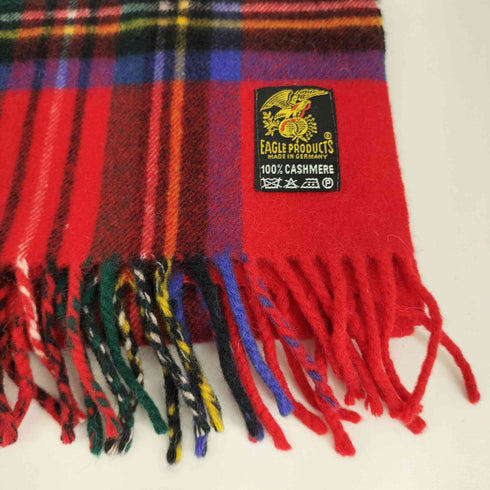 EAGLE PRODUCTS チェック カシミヤマフラー レディース
