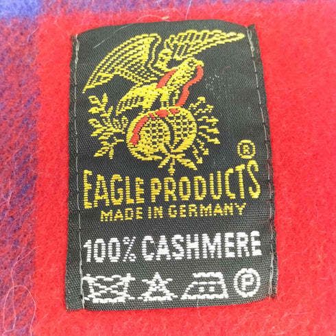EAGLE PRODUCTS チェック カシミヤマフラー レディース
