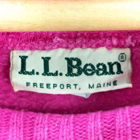 エルエルビーン L.L.Bean リブ長クルーネックスウェット レディース JPN:L