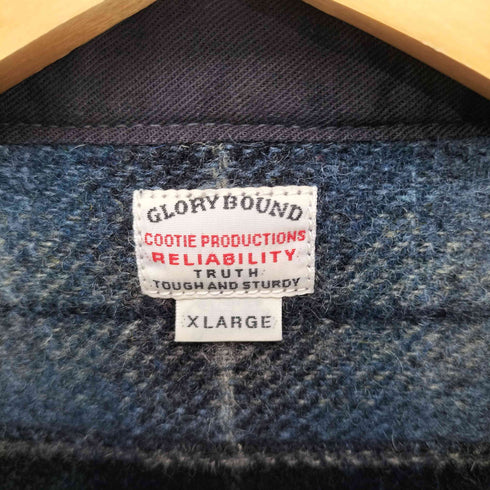 クーティーグローリーバウンド COOTIE GLORY BOUND オンブレチェックシャツ メンズ XL