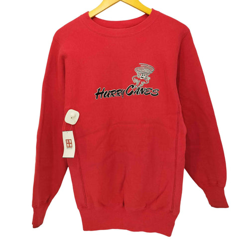 80-90s 両面プリント クルーネックスウェット メンズ