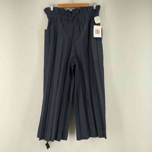 イッセイミヤケミー ISSEY MIYAKE me REmeTEX PLEATS DENIM PT レディース