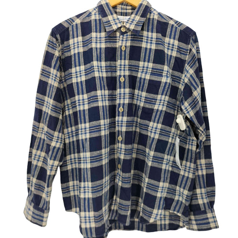 サンリミット Sans limite 17AW ワンレギュラーカラー コットンチェックシャツ メンズ JPN:1