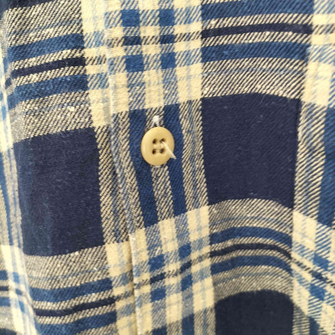 サンリミット Sans limite 17AW ワンレギュラーカラー コットンチェックシャツ メンズ JPN:1