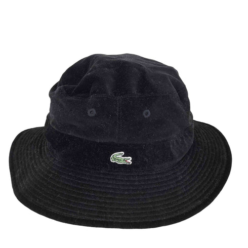 ラコステ LACOSTE リバーシブルベロアバケットハット メンズ