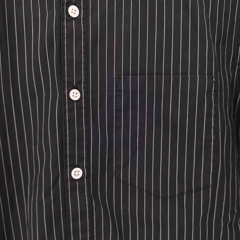 スティーブンアラン Steven Alan バンドカラー ストライプ シャツ メンズ import:M