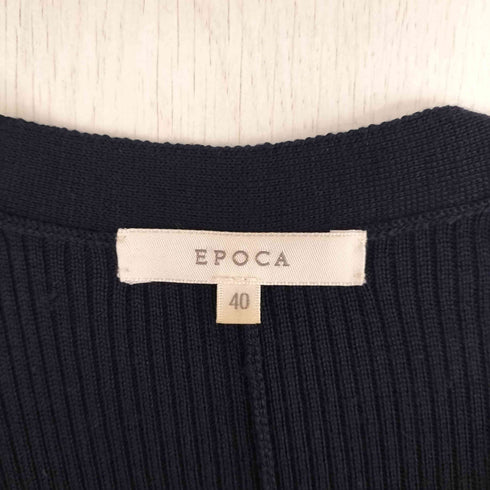 エポカ Epoca リブロングニットカーディガン レディース JPN:40