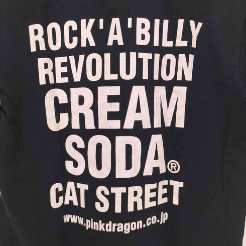 クリームソーダ CREAM SODA 両面ラバープリント クルーネック TEE メンズ JPN:S