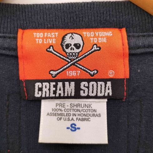 クリームソーダ CREAM SODA 両面ラバープリント クルーネック TEE メンズ JPN:S