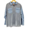 サノバチーズ SON OF THE CHEESE Stripe Cleric Shirt メンズ XL