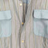 サノバチーズ SON OF THE CHEESE Stripe Cleric Shirt メンズ XL