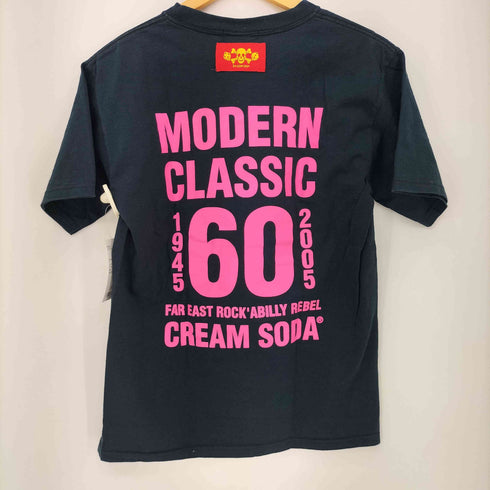 クリームソーダ CREAM SODA 両面ラバープリント クルーネック TEE メンズ JPN:S