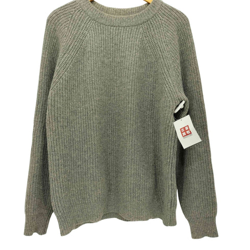 バーンズ Barns SHETLAND WOOL KNIT メンズ L