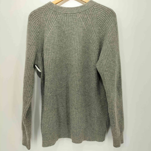バーンズ Barns SHETLAND WOOL KNIT メンズ L