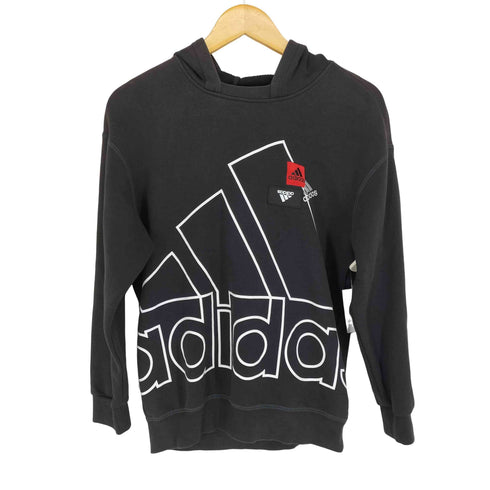 アディダス adidas 裏起毛 パフォーマンスロゴデザインプルオーバーパーカー レディース